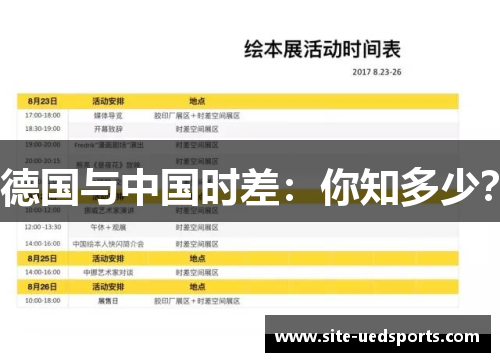 德国与中国时差：你知多少？